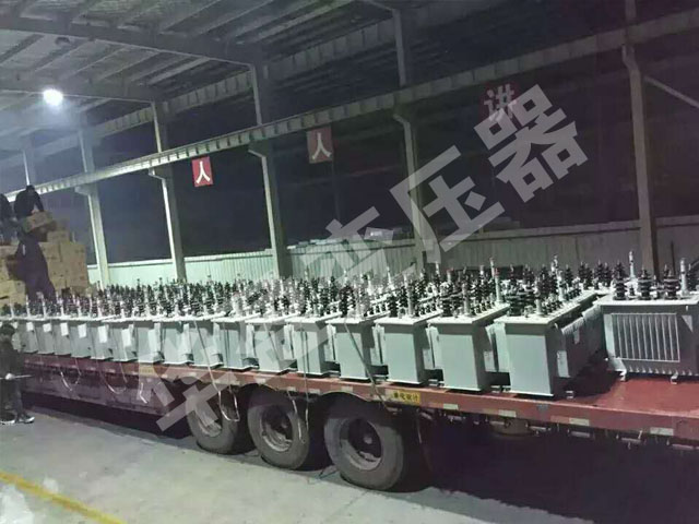 非晶合金变压器发货现场